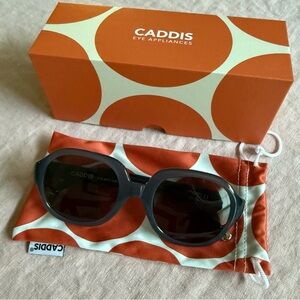 Caddis Grappelli Custom Progressive Sunglasses Gray +2.0 w/ Bag & Nearly-NIB